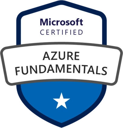 Microsoft Azure Fundamentals certification badge
