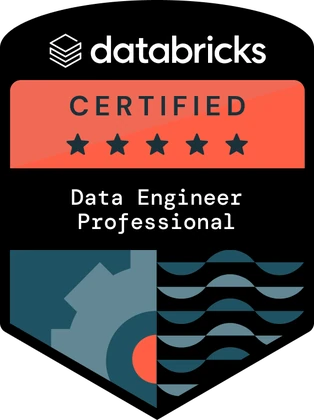 Databricks Data Engineer Professional certification badge