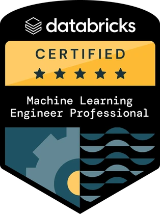 Databricks Machine Learning Engineer Professional certification badge
